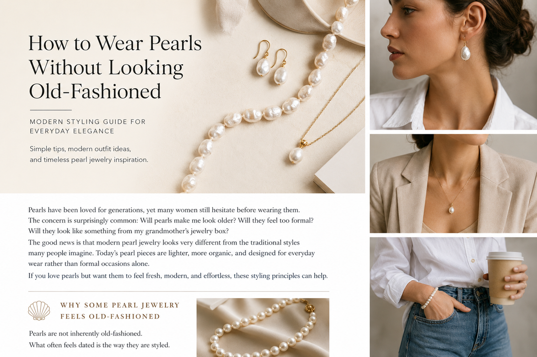 How to Wear Pearls Without Looking Old-Fashioned