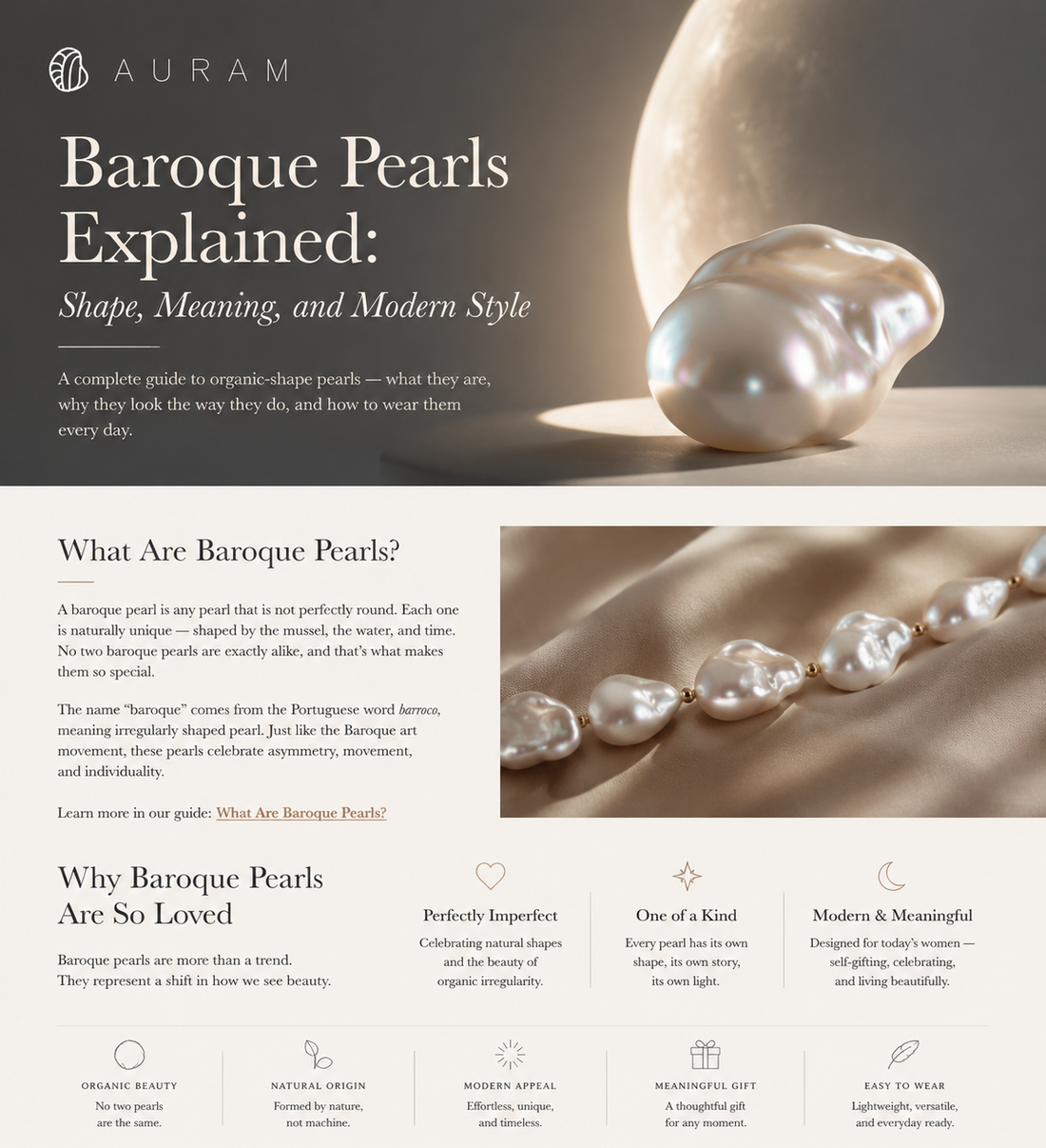 Baroque Pearls Explained: Shape, Meaning, and Modern Style