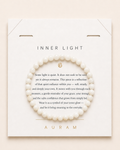 Soft Tide White Shell Bracelet by AURAM with white shell beads for coastal layering