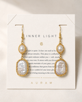 Whispering Tide Baroque Pearl Drop Earrings by AURAM with soft coastal pearl styling