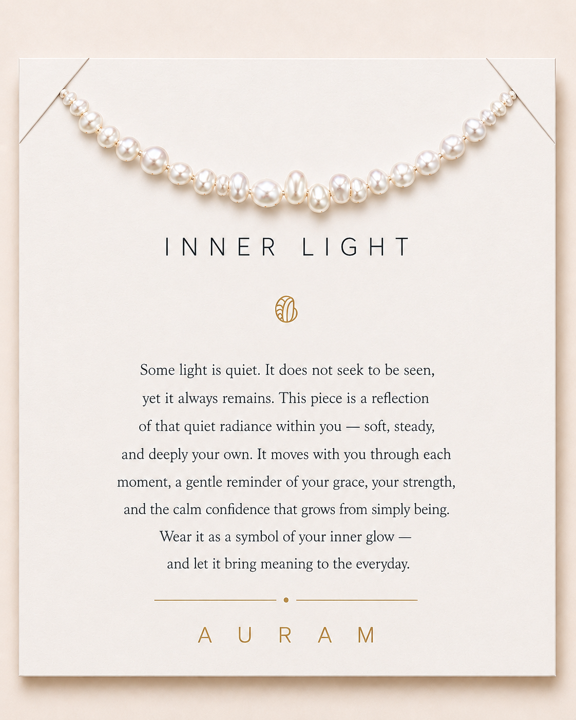 Mini Baroque Pearl Choker by AURAM with small organic pearls for modern layering