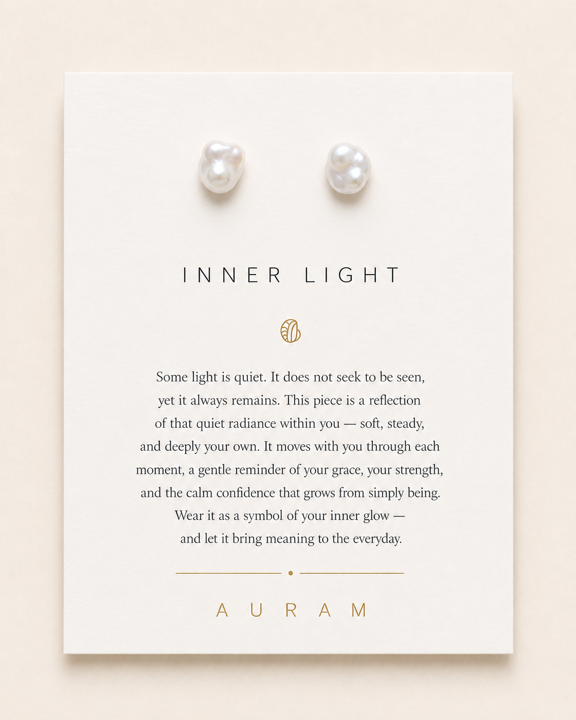 Tiny Pearl Studs by AURAM, minimal everyday pearl stud earrings